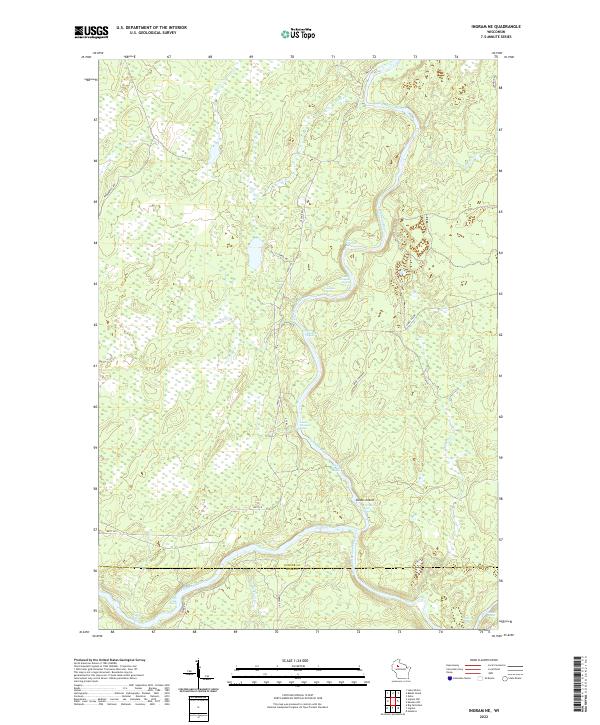 Ingram NE topographic map thumbnail