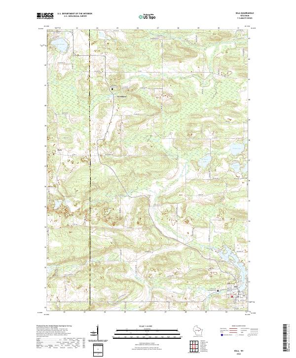 Iola topographic map thumbnail