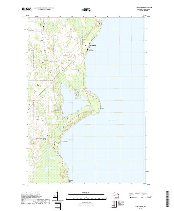 Jacksonport topographic map thumbnail