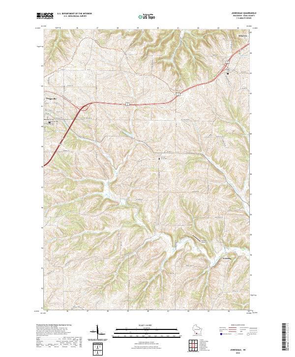 Jonesdale topographic map thumbnail