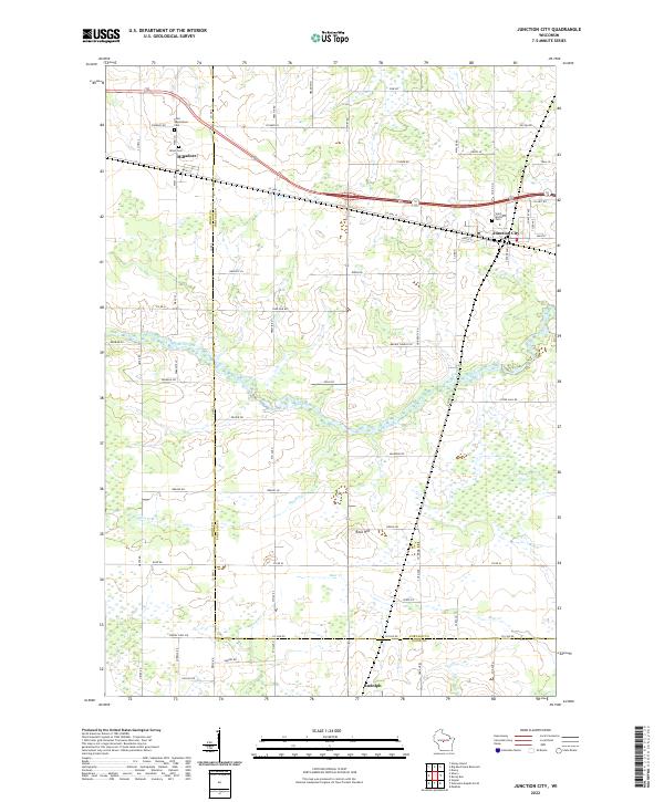 Junction City topographic map thumbnail