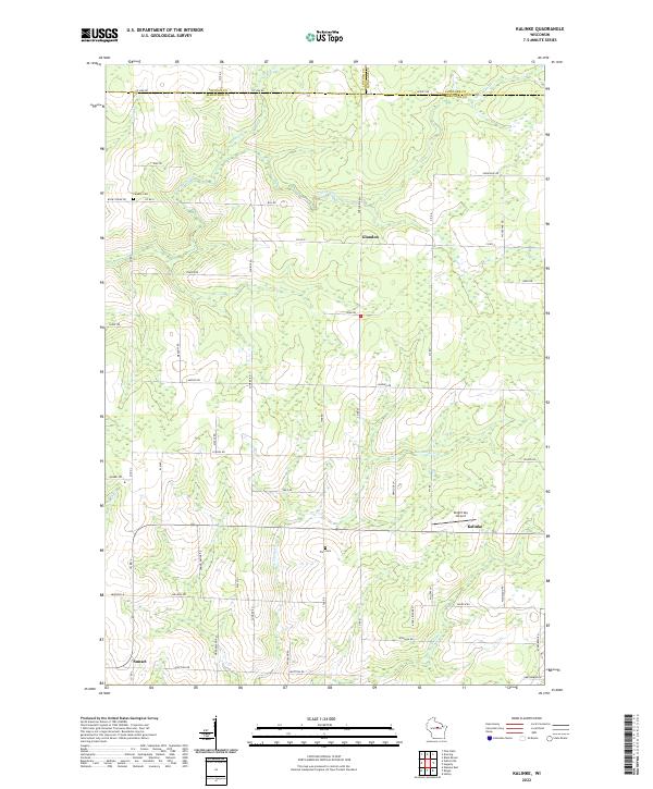 Kalinke topographic map thumbnail