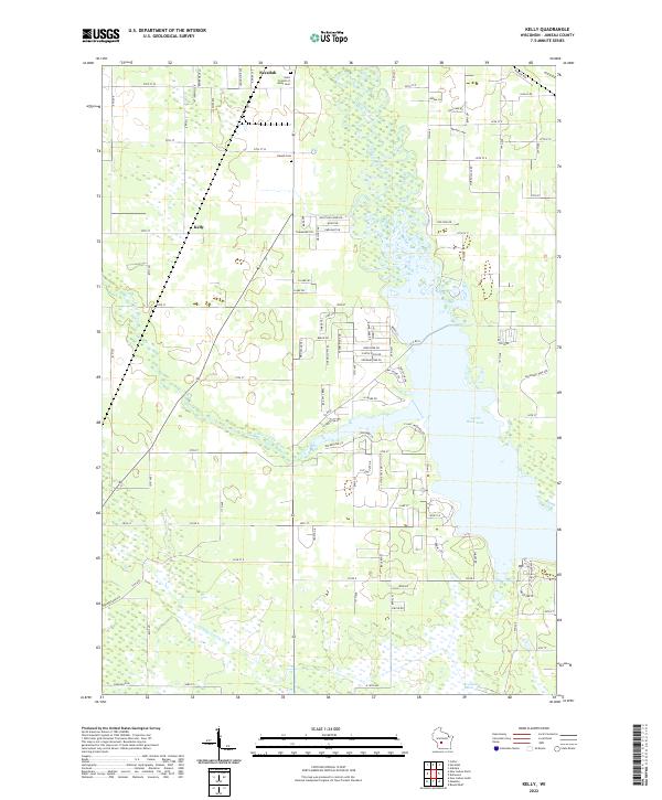 Kelly topographic map thumbnail