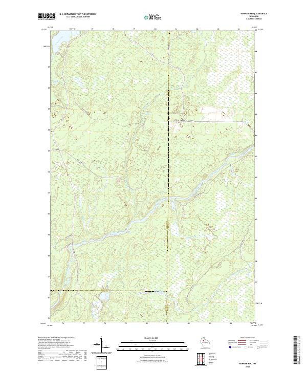 Kennan NW topographic map thumbnail