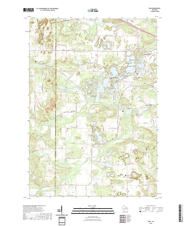 King topographic map thumbnail