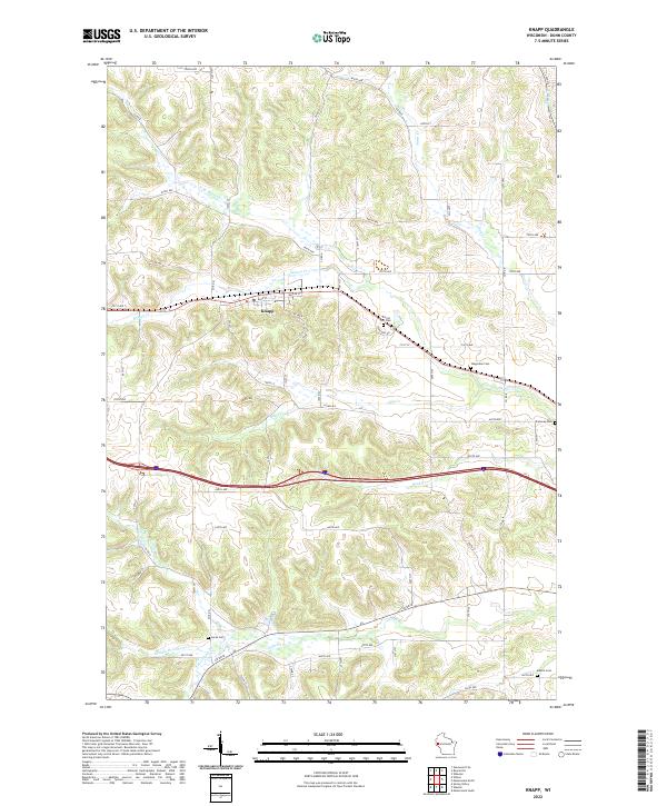 Knapp topographic map thumbnail