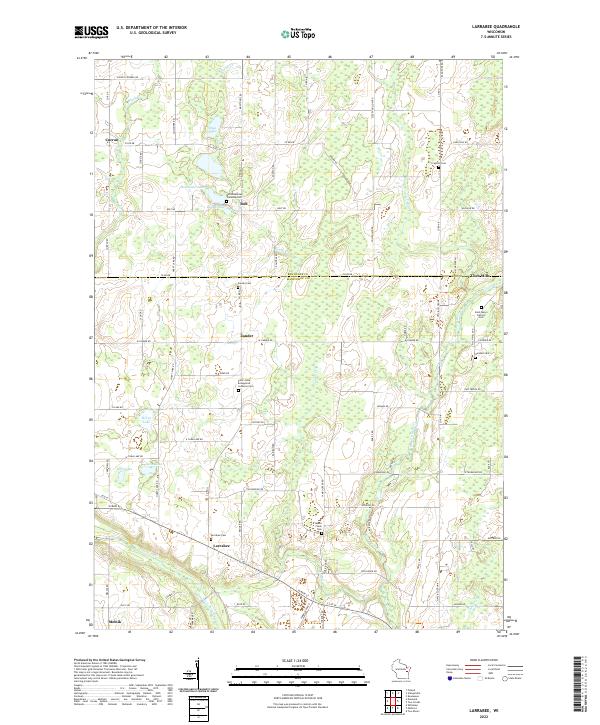 Larrabee topographic map thumbnail