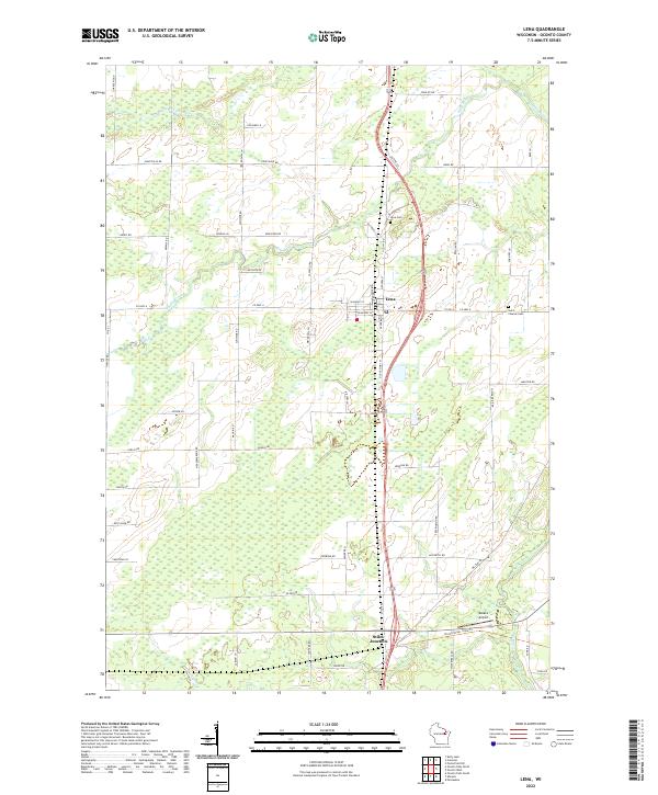 Lena topographic map thumbnail
