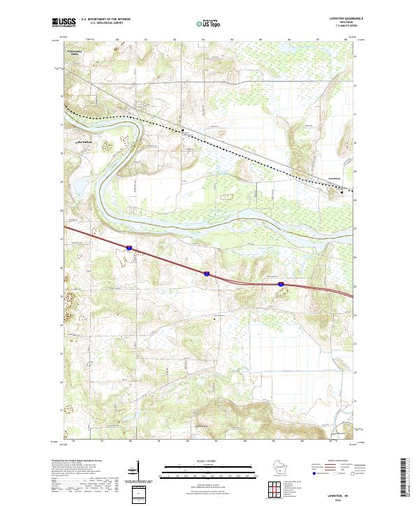 Lewiston topographic map thumbnail