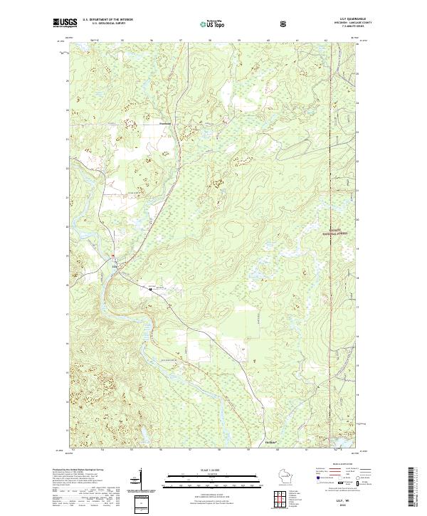 Lily topographic map thumbnail