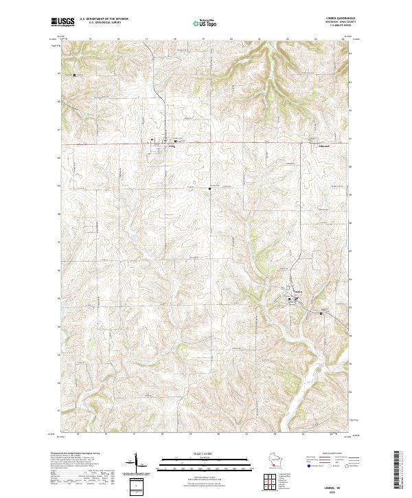Linden topographic map thumbnail