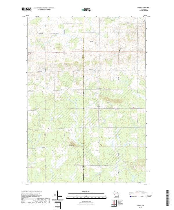 Lindsey topographic map thumbnail