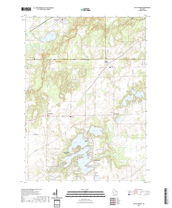 Little Prairie topographic map thumbnail