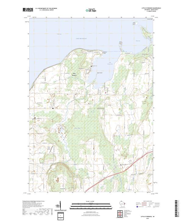 Little Sturgeon topographic map thumbnail