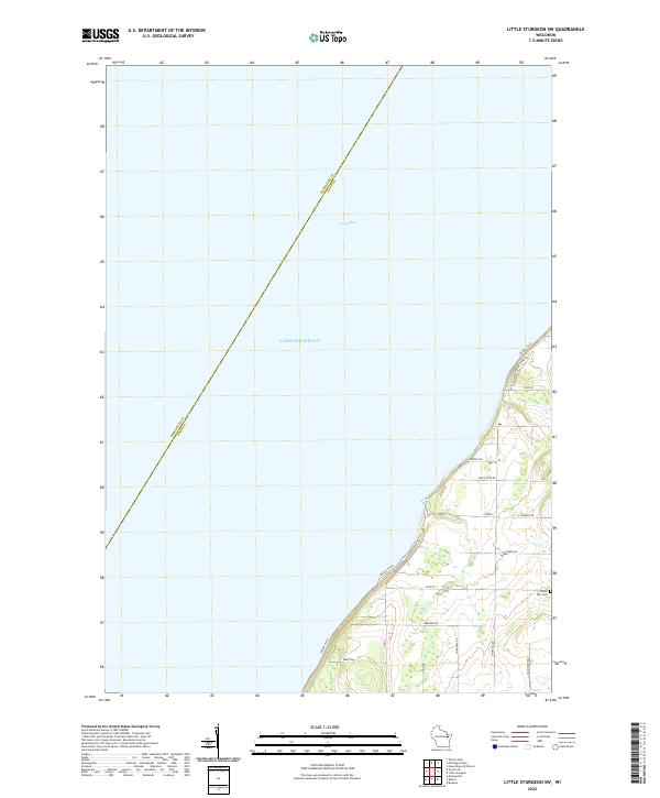Little Sturgeon SW topographic map thumbnail