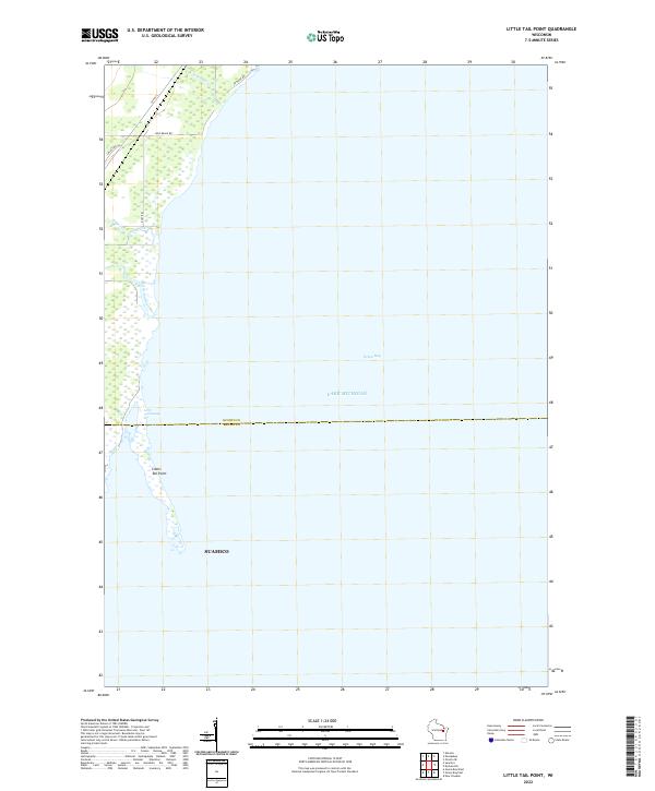 Little Tail Point topographic map thumbnail