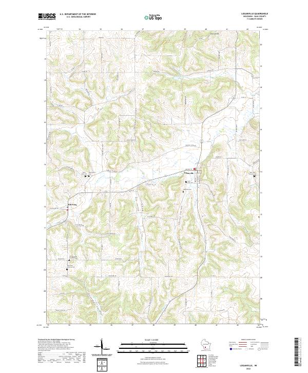 Loganville topographic map thumbnail