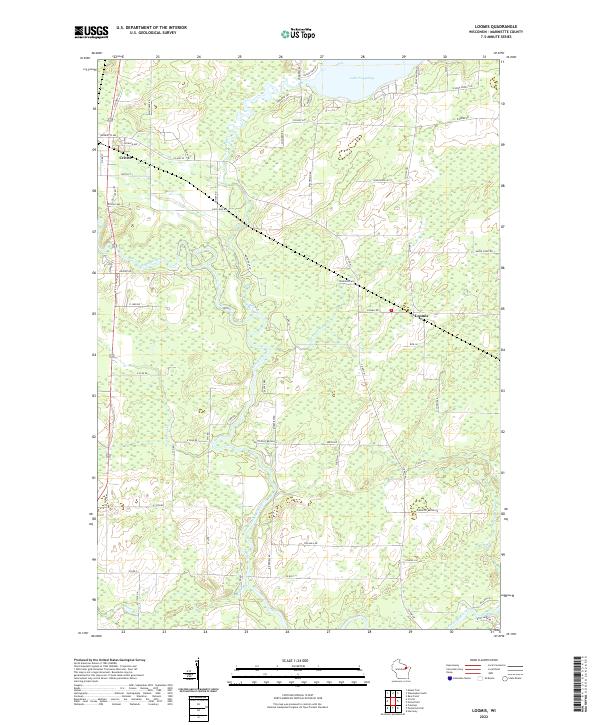 Loomis topographic map thumbnail