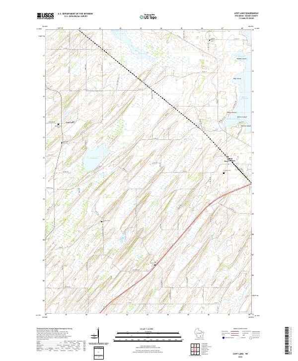 Lost Lake topographic map thumbnail