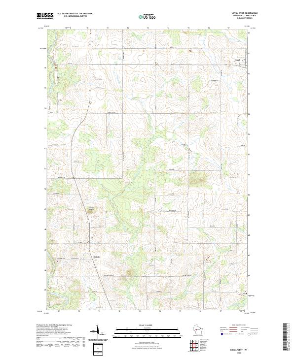 Loyal West topographic map thumbnail