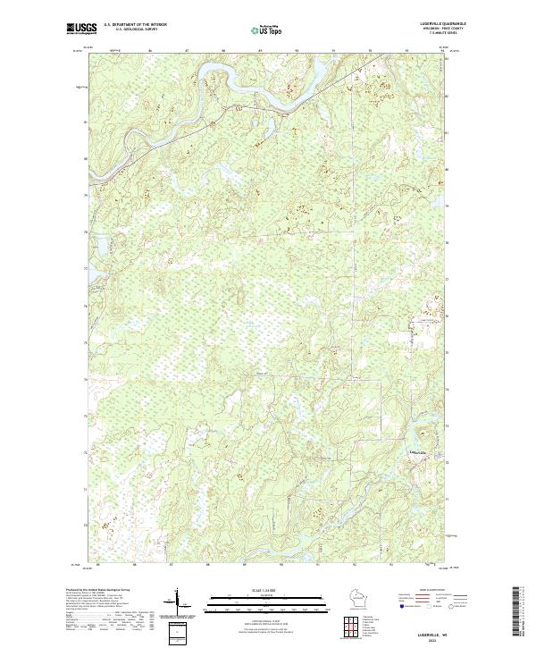 Lugerville topographic map thumbnail