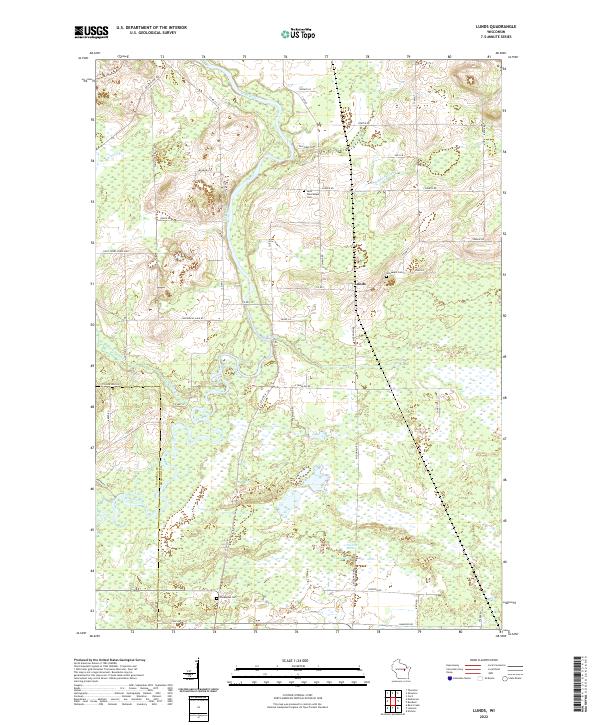 Lunds topographic map thumbnail