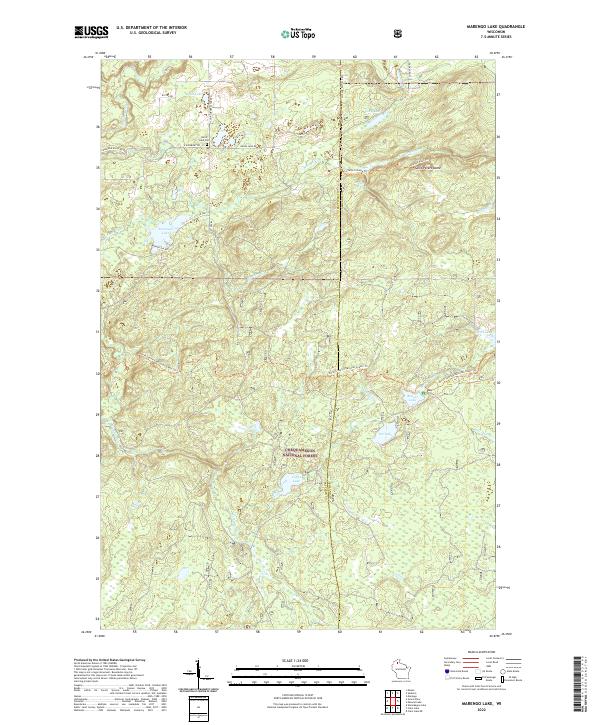 Marengo Lake topographic map thumbnail