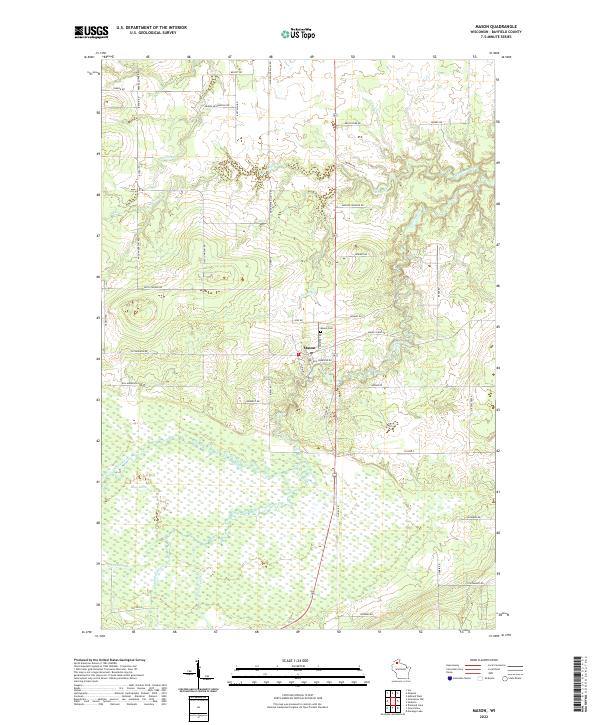 Mason topographic map thumbnail