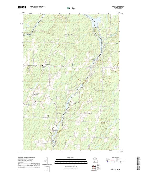 McAllister topographic map thumbnail