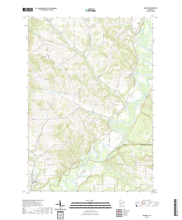 Melrose topographic map thumbnail