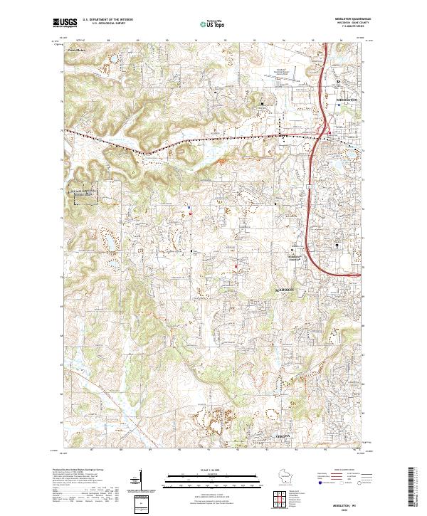 Middleton topographic map thumbnail
