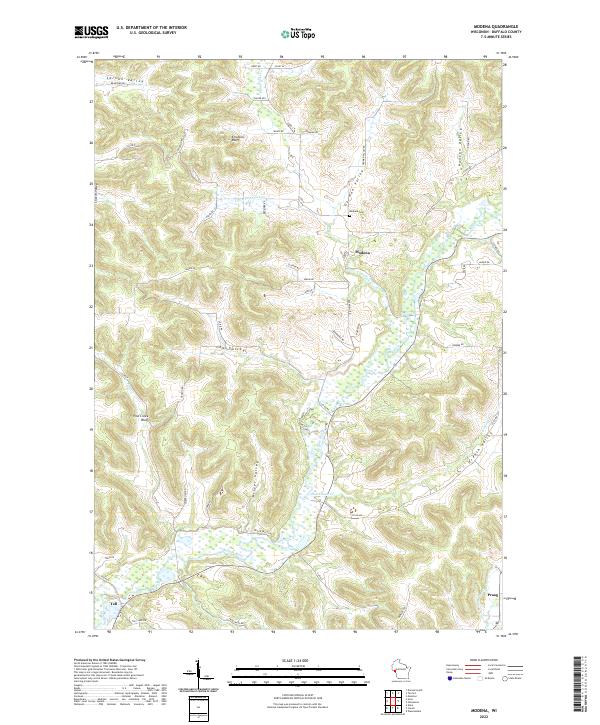 Modena topographic map thumbnail