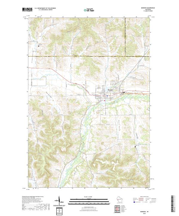 Mondovi topographic map thumbnail