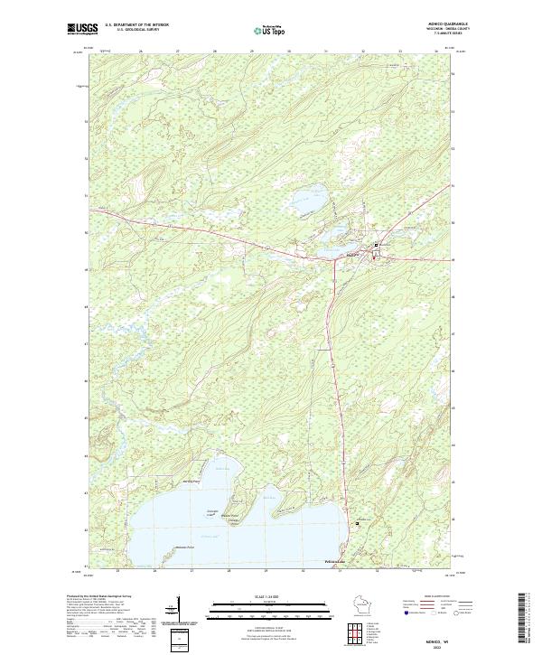 Monico topographic map thumbnail