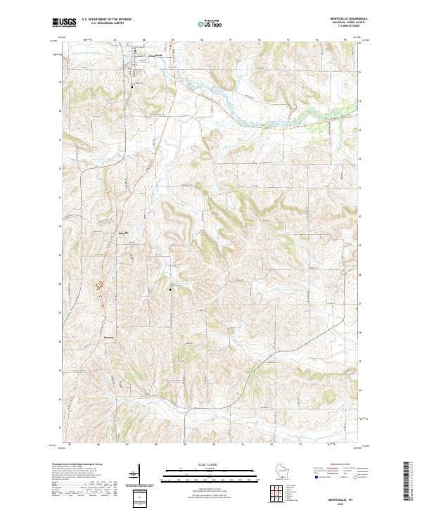Monticello topographic map thumbnail