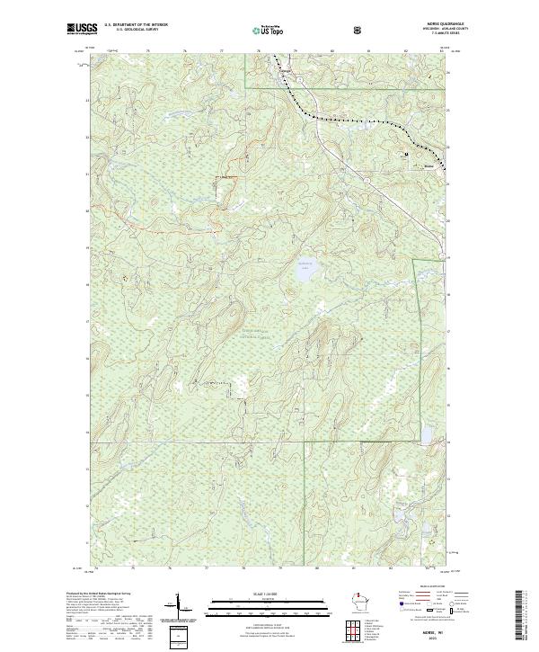 Morse topographic map thumbnail