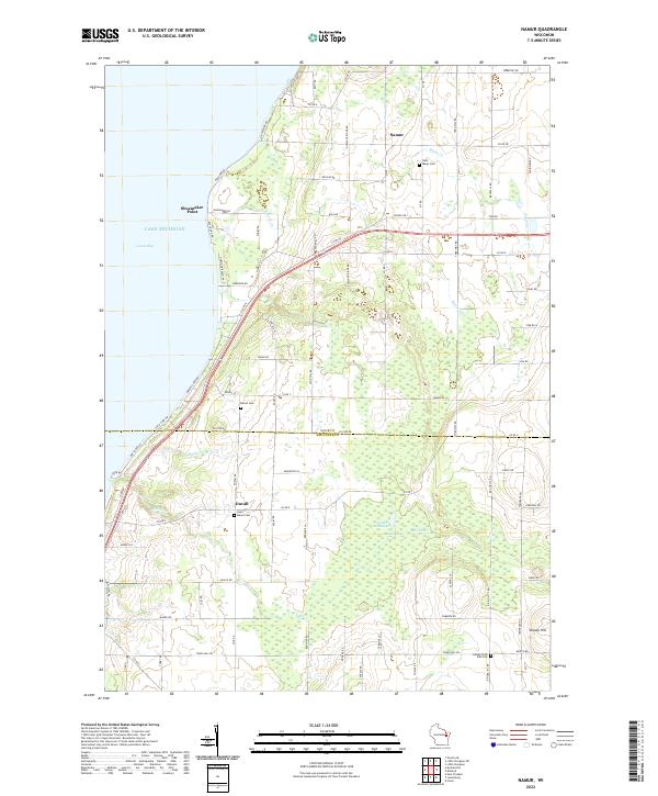Namur topographic map thumbnail