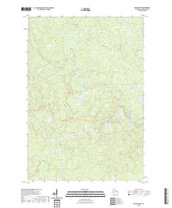 Natzke Camp topographic map thumbnail