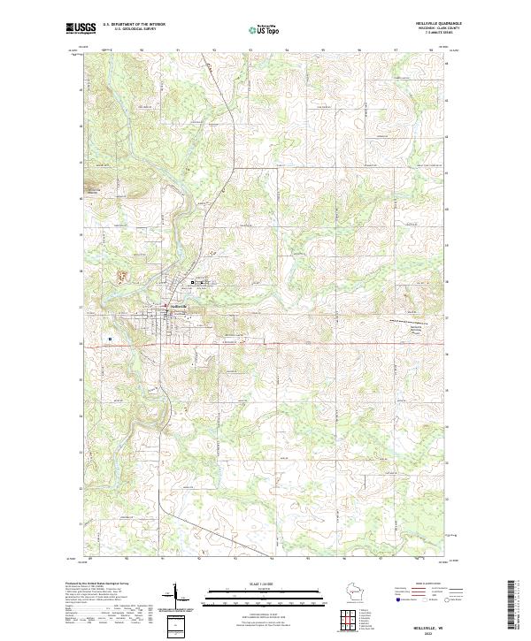 Neillsville topographic map thumbnail