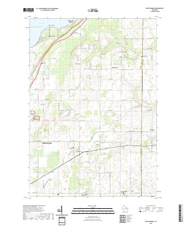 New Franken topographic map thumbnail