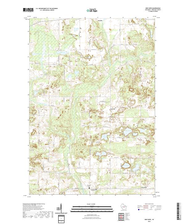 New Hope topographic map thumbnail