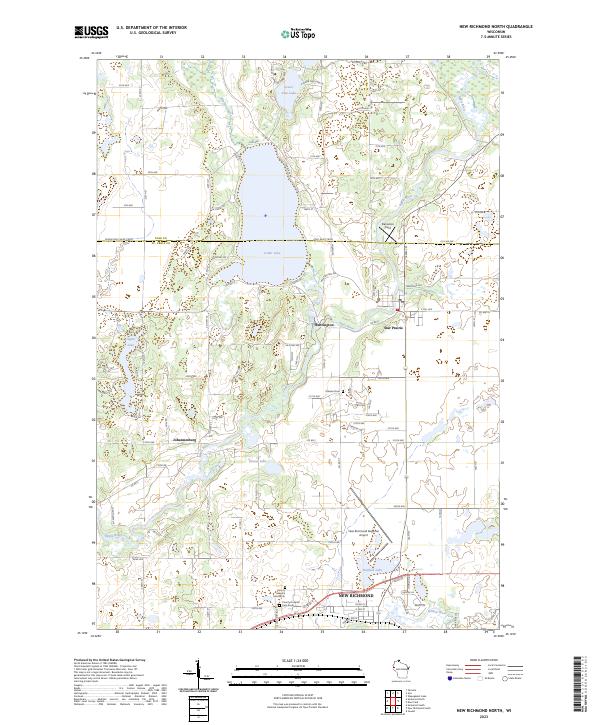 New Richmond North topographic map thumbnail
