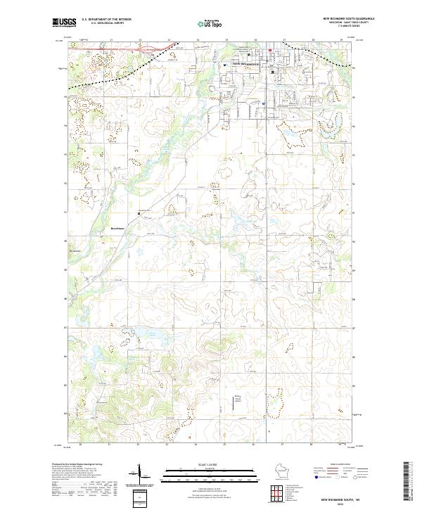 New Richmond South topographic map thumbnail