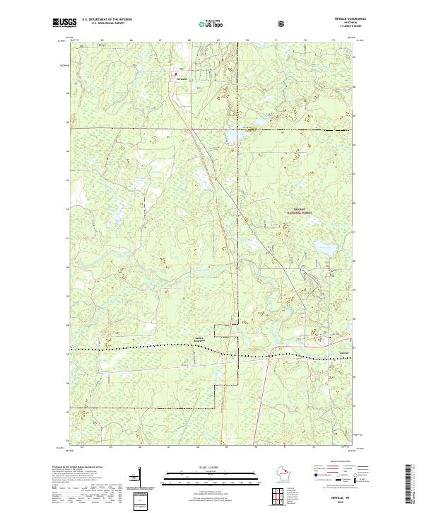 Newald topographic map thumbnail
