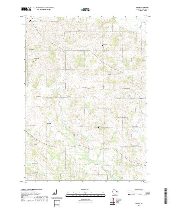 Newark topographic map thumbnail