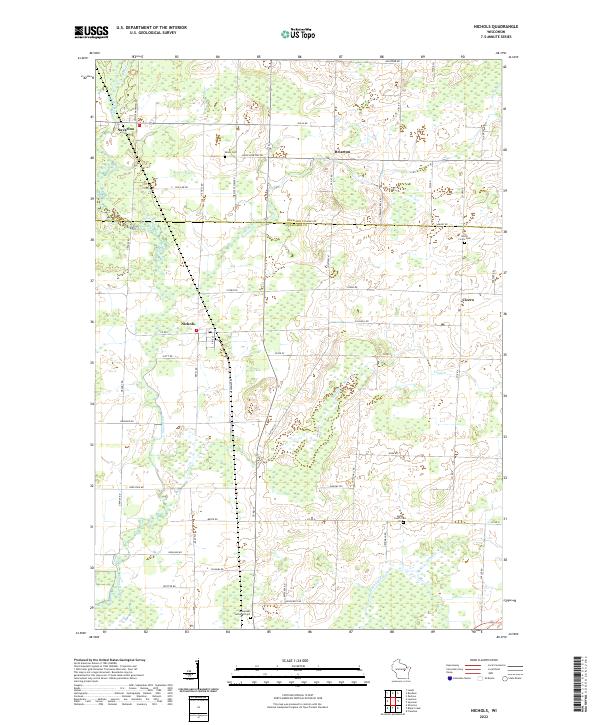 Nichols topographic map thumbnail