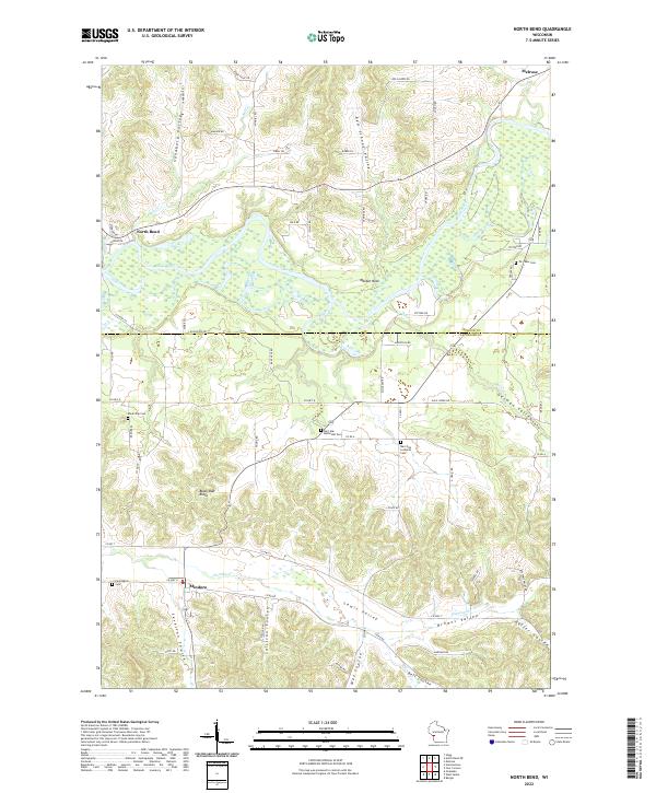 North Bend topographic map thumbnail