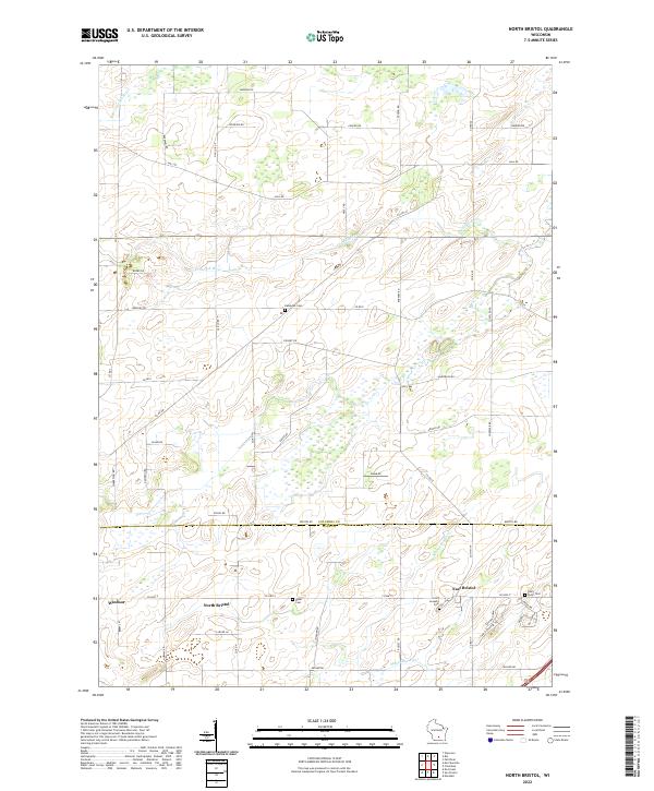 North Bristol topographic map thumbnail