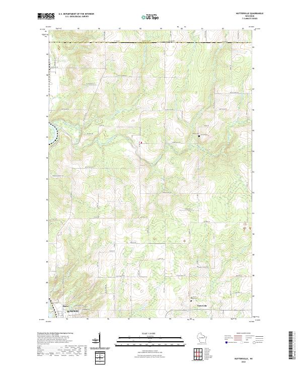 Nutterville topographic map thumbnail
