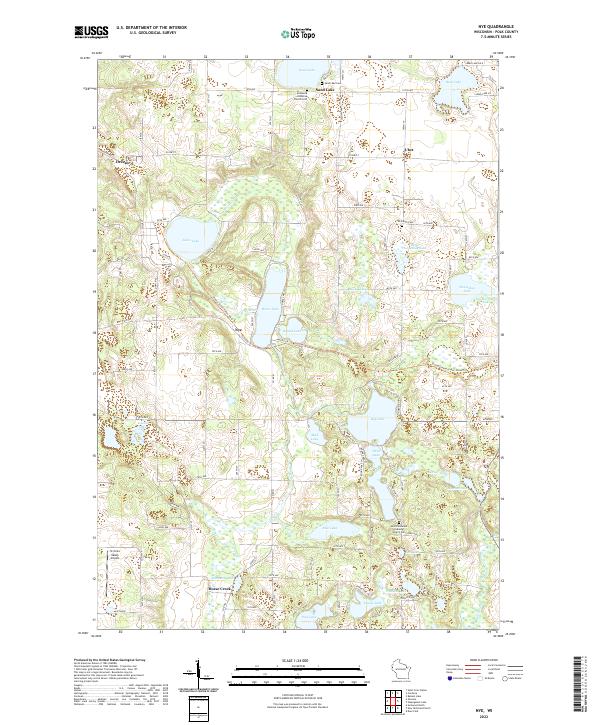 Nye topographic map thumbnail